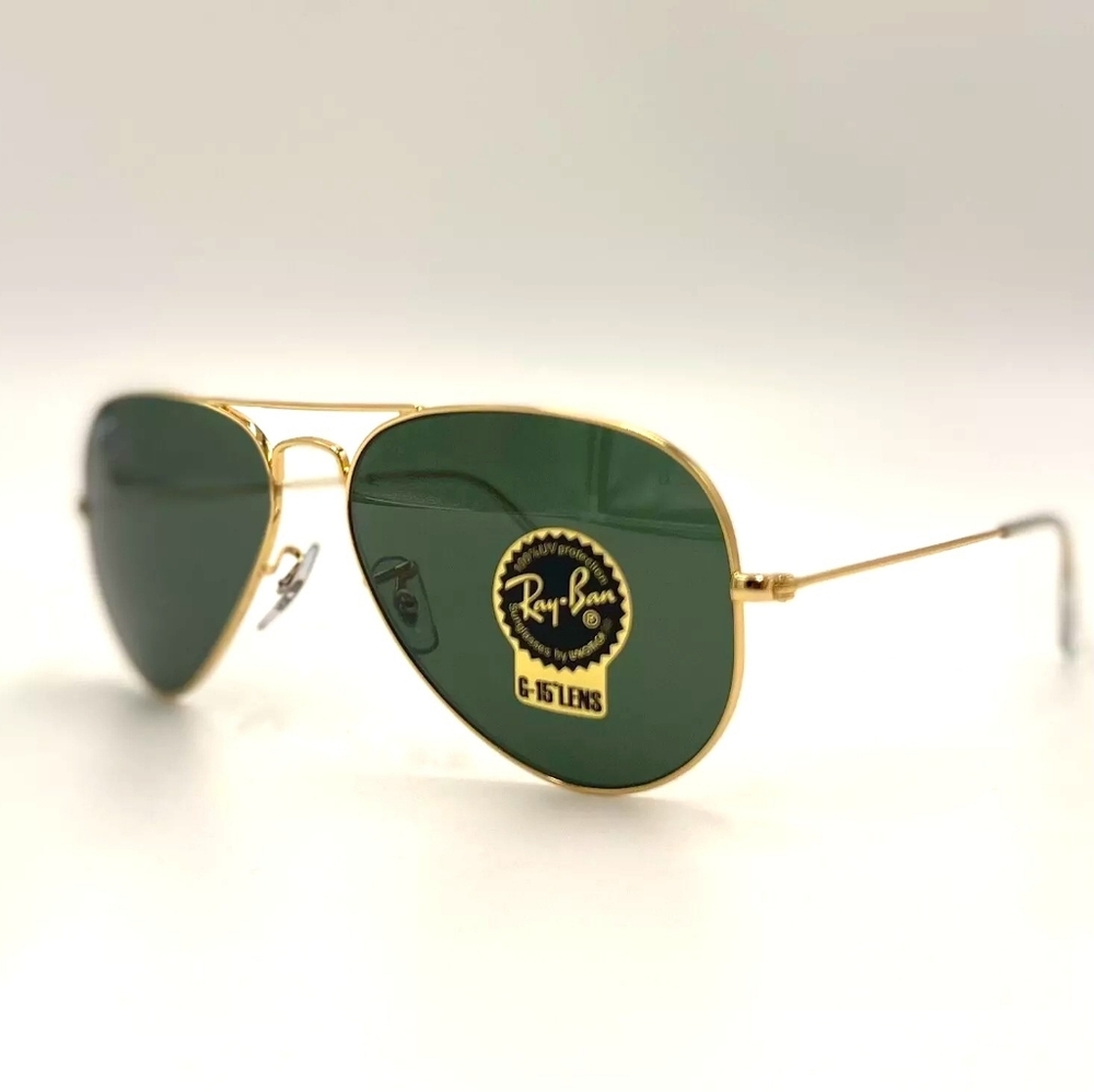 Ray Ban Aviator Green RB3025 G15 New - Picture 3 of 11